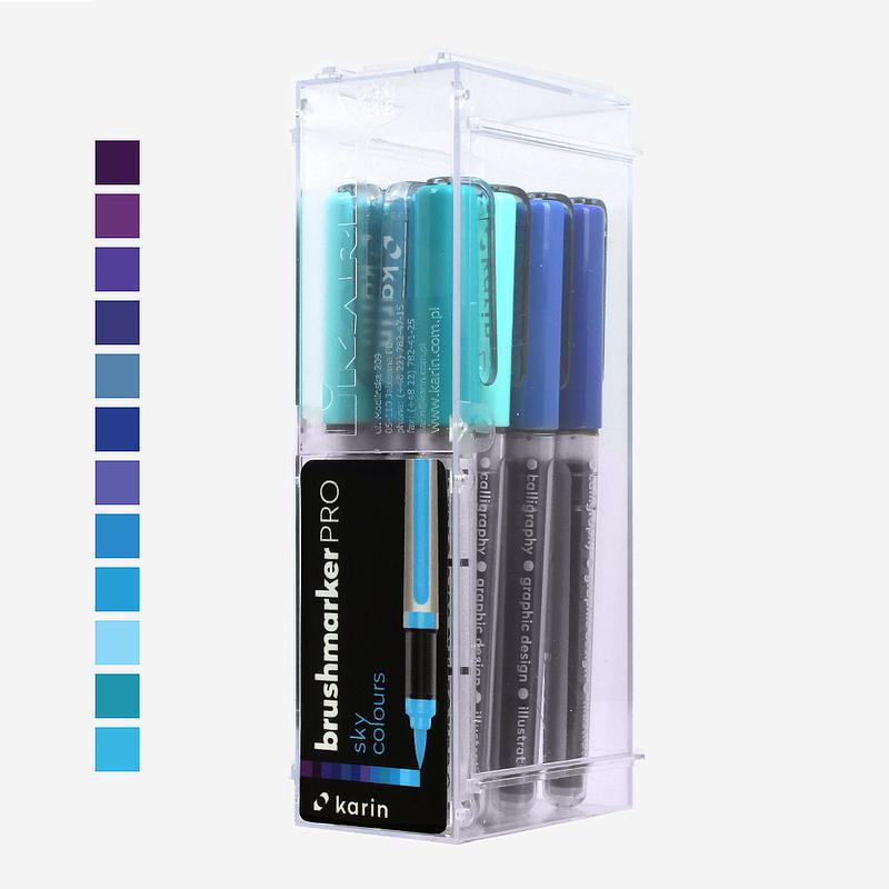 Karin Brushmarker PRO Junior 12pc 11 Basic colors + blender Set